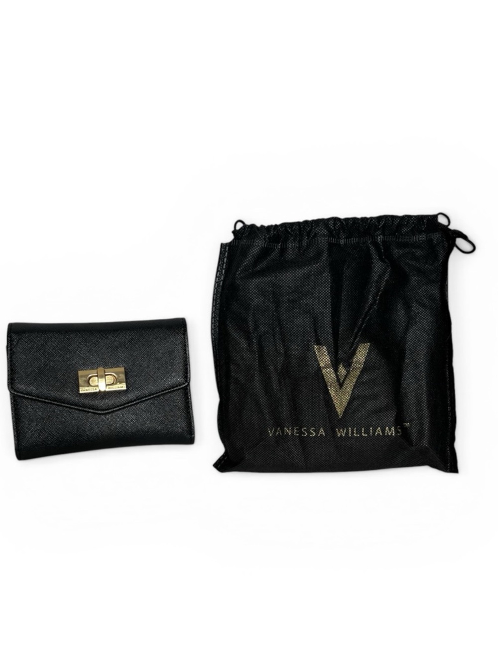 NWT Vanessa Williams Posh Mini Backback and Wallet black - Picture 6 of 10
